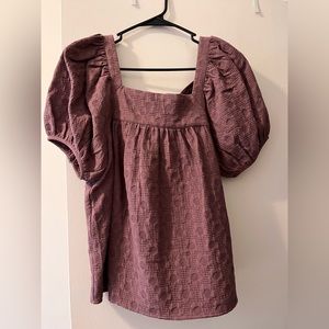 NWT Madewell puff sleeve top